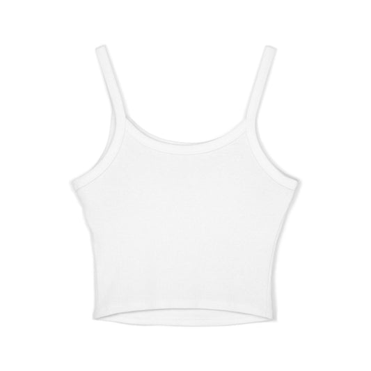 BLUSHRIOT Crop Tank — (Personalized) Women's Pink Graphic Spaghetti Strap Top