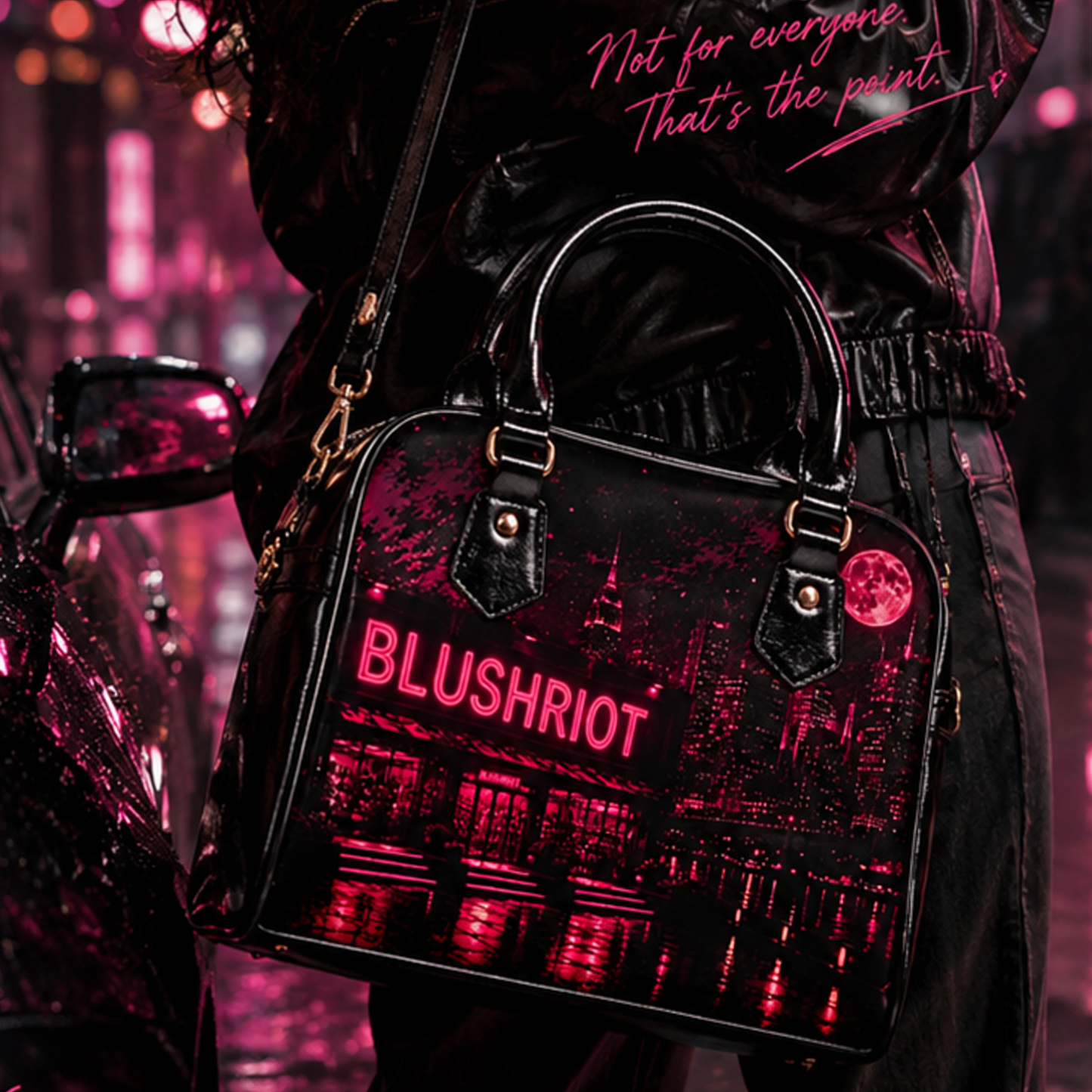 BLUSHRIOT Midnight City Shoulder Bag
