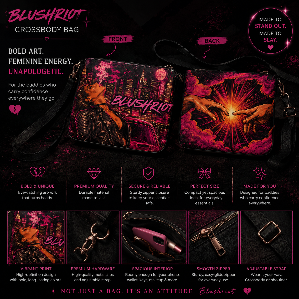 BLUSHRIOT Crossbody bag
